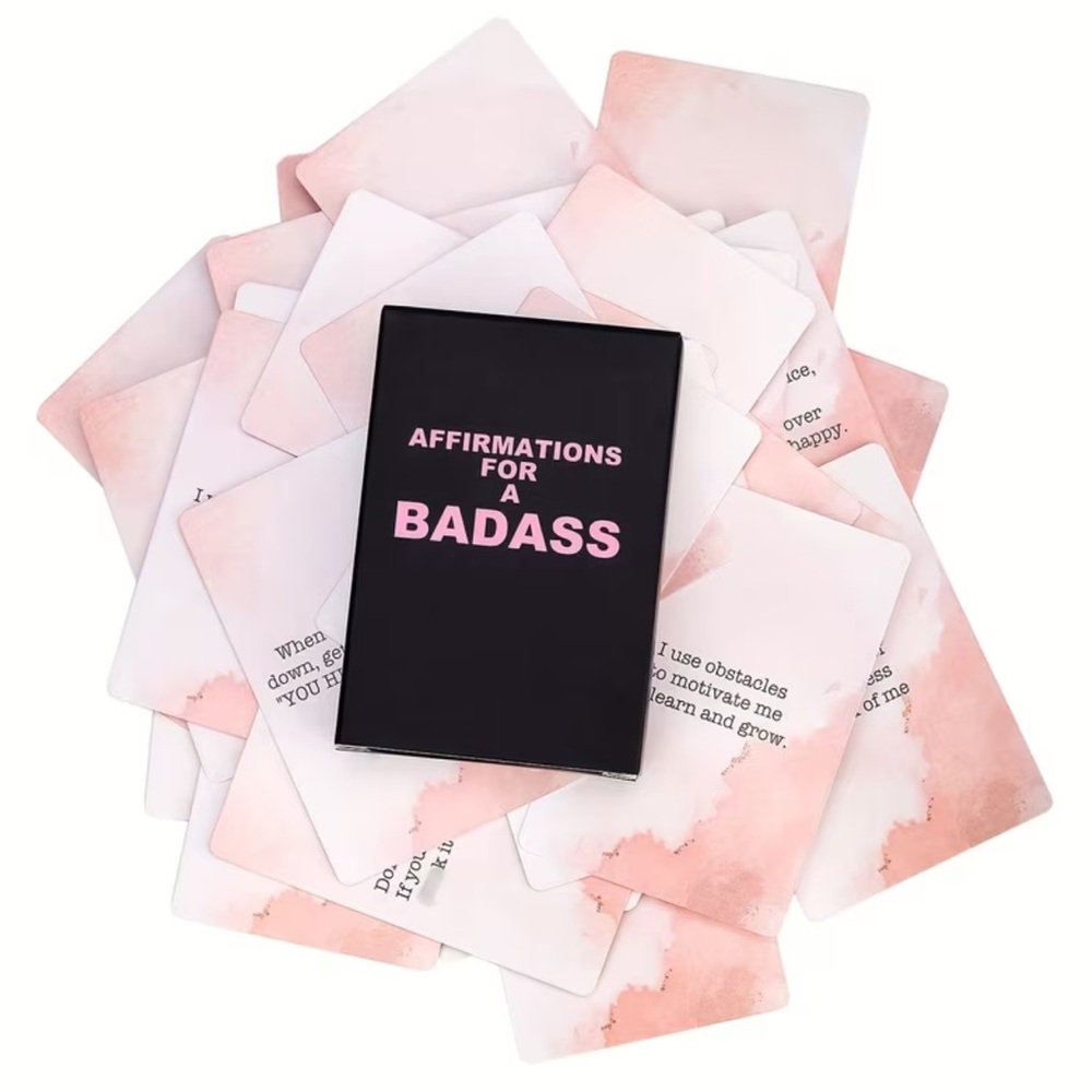 Bold Affirmation Card Deck for a bad a$$ NEW 50 inspirational cards black box